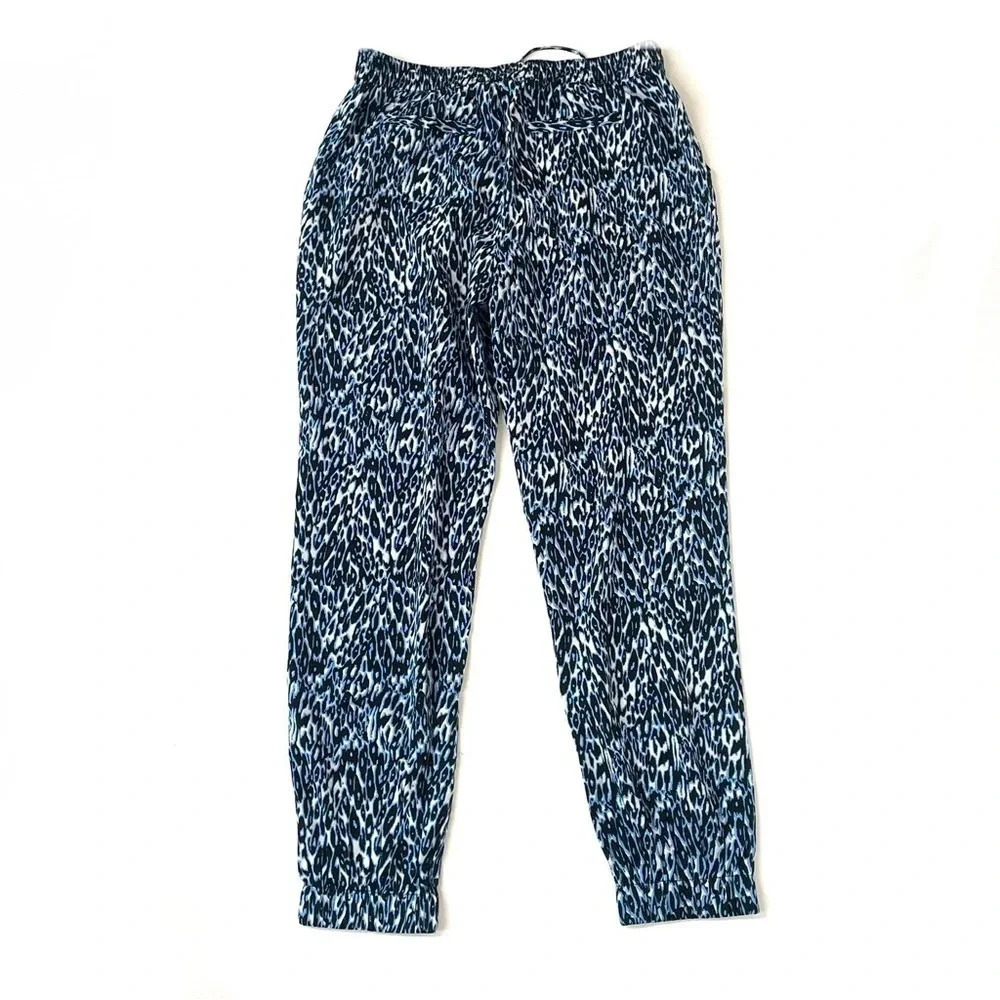NEW Walter Baker Celia Leopard Print Joggers Size Medium - Picture 13 of 13